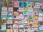 Grab Bag Lot Of 25 Assorted Occasion Handmade Greeting Cards - So Cute  