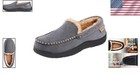 Men s Moccasin Slippers Memory Foam House Shoes  Indoor And Outdoor Warm Loaf   