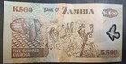 2003 Zambia 500 Kwacha P43b  Dc03-5565830 