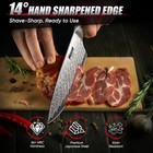 Japanese Stainless Steel Chef Knife Ultra Sharp Kitchen Cutter With Protectiv   