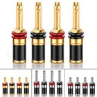 4pcs Hi-end Speaker Binding Post Copper Female Jack Banana Plug Socket Terminals