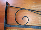 Vintage Antique Wrought Iron Hanging Sign Bracket Large 38 