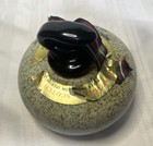 Vintage 3  Beneagles Curling Stone  1975 Air Canada Silver Broom Perth  Scotland