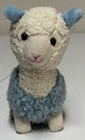 Dan Dee Collector s Choice Blue White Easter Llama Alpaca 8  Plush