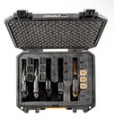 Pelican Vault V300pf5 5-pistol Case - Black  custom Pre-cut Foam  Weather Proof