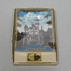 Vintage Disneyland Cinderella Castle Glass Trinket Tray Houze Art Disney W  Box