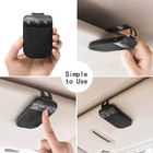 Bluetooth Car Speaker  Handsfree Phone Kit  Siri Voice  Auto Power  Visor Clip