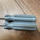 Lot Of 2 Vintage Hitco  1 Crosshead   Phillips Head Screwdriver Gray Handle