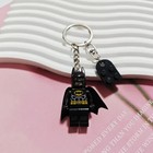 2024 Pink Fairy Batman   Black Batman Lego Keychain Cute-new Gift