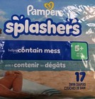 4 Packs Of 17 Pampers Splashers Swim Diapers Size 5  31  Lbs Total 68 