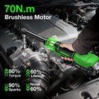 Taskstar 3 8  Extended Cordless Electric Ratchet Wrench 70n m 52ft-lbs Brushless