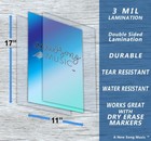 Laminated 5 String Bass Fretboard Instructional Chart Poster Nashville Circle