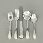 75 Pc 1847 Rogers Bros  Daffodil Service For 12 Silverplate Flatware Set