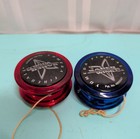 Vintage Yomega Saber Wing Fireball Yo-yo Lot Of 2 Red   Blue Transaxle 1990s