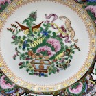 Zhongguo Zhi Zao  China  Rose Canton  Hand Painted Desert fruit Bowl 6   