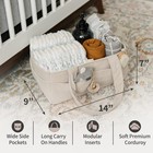 Baby Diaper Caddy Organizer For Changing Table     Stylish Nursery Storage Basket 