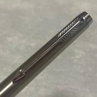 Parker 180 Flighter Fountain Pen F Fine Nib Silver Stainless Steel Used 1980