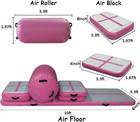 5pcs Set Of Inflatable Gymnastics Air Mat Tumble Track Tumbling Mat Floor Mats