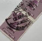 1958 Iraq Stamp  222 Pair Overprint Republic With 1960 Junoll Baghdad Son Cancel