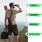 24pcs Handmade 33  Traditional Wooden Arrows Red Shield Feather Recurve Longbow