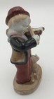 Vintage Ceramic Made In Japan Peasant Boy Playing Violin Porcelain Figurine 5 