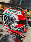 Race Used Worn Helmet Bell Hp77 Charles Leclerc Scuderia Ferrari 2019 German Gp