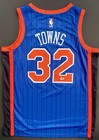 Karl Anthony Towns Kat Signed Autographed New York Knicks Jersey Psa dna Coa
