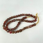 Venetian Red Floral Trade Beads