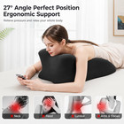 Sweet Spot Pillow Memory Foam Couple Wedge Pillow Hip Pad Position Cushion 27  