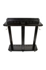 Cue Rack Only- 10 Pool - Billiard Stick   Ball Set Floor - Stand Black Finish