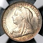 1901 Ngc Ms 65 Victoria 6 Pence Great Britain Gem Sterling Silver Coin 25112205c