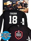 Nick Chubb Rookie P Event Worn Cleveland Browns Nfl Shirt Georgia Like Game Used