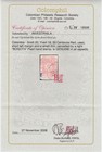 Colombia 1862 Sc 20 Yv 16 Key Value  bogota  Cancel Bortfeldt Certificate    1 400