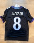 Lamar Jackson Baltimore Ravens Nike Alternate Vapor F u s e  Stitched - Size S