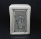 Rare Boehm Good Shepherd Cremation Urn Sp193b Usa Never Used