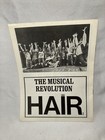 Vintage Orpheum Theatre Hair The Musical Program 1960   s