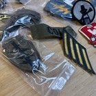 Vintage Military Junk Drawer Lot - Pins Patch Army