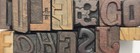 Vintage Letterpress 14 Mix Letters Wood Type Printers Block Collection  bl-533