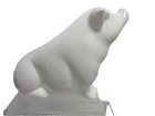 New Bone China White Pig Figurine  - Ytc Summit Collection-  Pigs Statue Figure