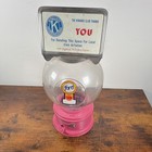 Vintage Ford Gum   Machine Co  10   Gumball Machine - Pink Base With Kiwanis Club
