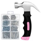  560pcs Small Nails For Hanging Pictures Assortment Kit   Pink 8oz Small 