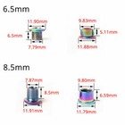 4 5x Steel Bike Chainring Bolts 6 5 Single 8 5 Double Triple Speed Nut Screw Mtb