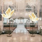 2pc Butterfly Floor Lamp ceiling Lamp for Wedding Party Decorations Props-31in