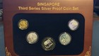 Singapore 2013 3rd Series Silver 5 Coin Proof Set W  Box   Coa   Stand