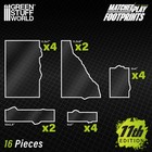 Green Stuff World 11th Edition Glasspack Footprints 40k Compatible - Wargaming