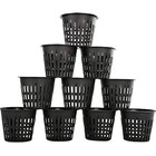 Net Pot 3 Inch Black 50 Pcs Heavy Duty Slotted Mesh Hydroponic Cups