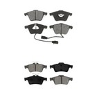 Front And Rear Brake Pads Kit For 2007-2013 Mazda 3  Oe74j Semi-metallic
