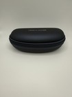 Dark Blue Hard Eye Glass Case Zip Closure By Tommy Hilfiger