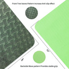 Yoga Mat 72 X 24   Exercise Mats 8mm Tpe Non-slip Extra Thick High-density Eco F