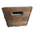 Antique Vintage Primitive Wood Beverage Crate Clover Leaf Crystal Co Minnesota